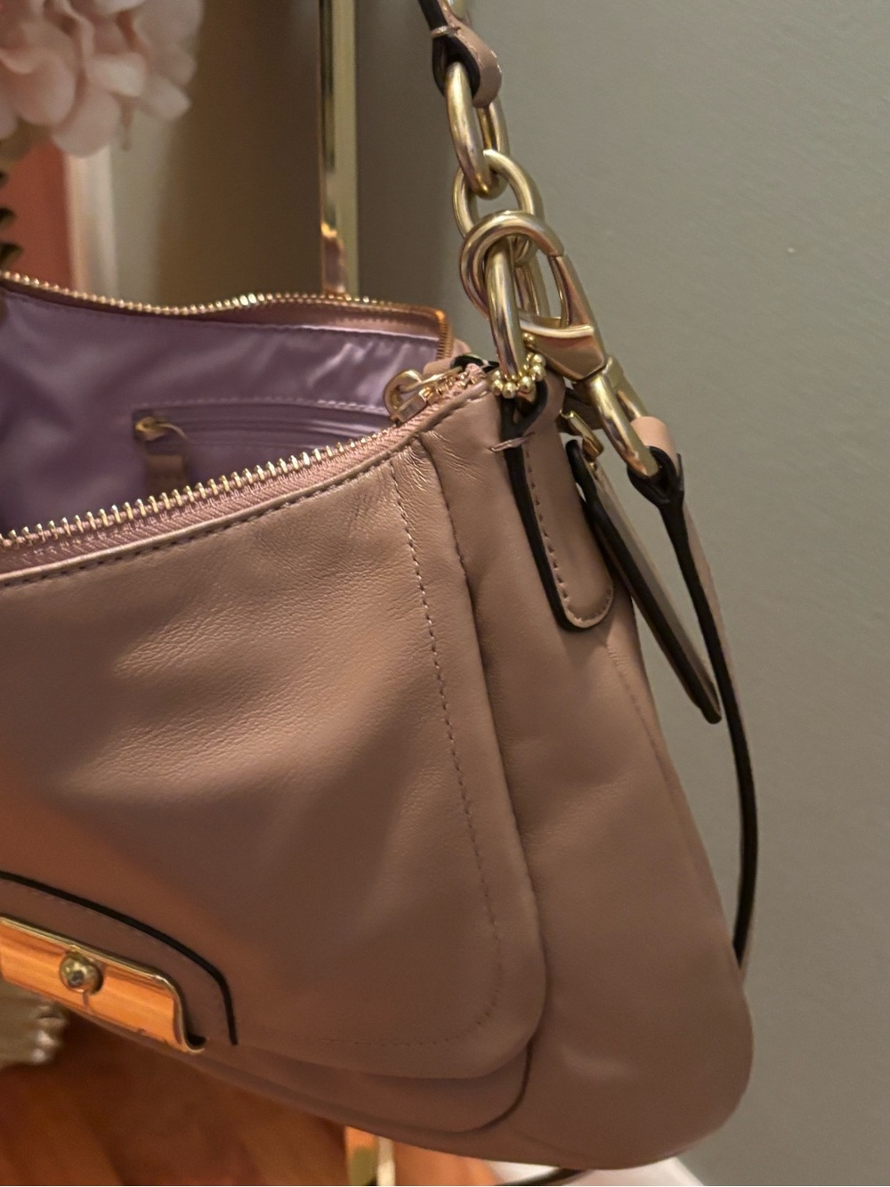 Coach Kristin Leather Crossbody Hobo Bag β Excellent Pre-Owned Conditionβ¦πππππππ - Picture 7 of 10
